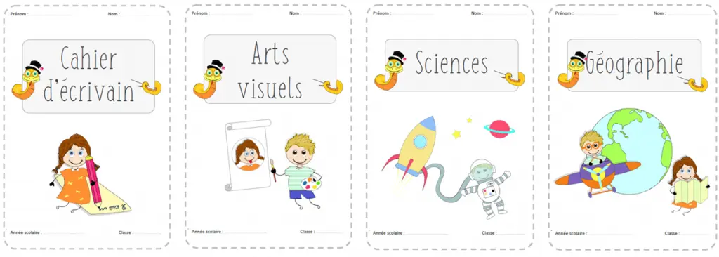 Des pages de garde à gogo ! - Classe et Grimaces