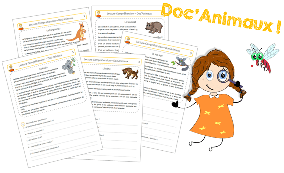 You are currently viewing Lecture compréhension : les Doc’Animaux !
