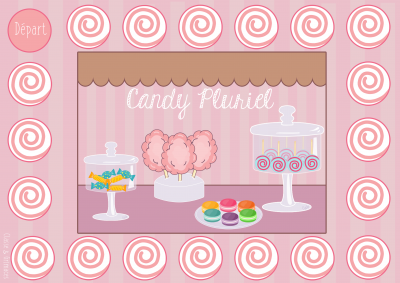Atelier pluriel des noms – Candy Pluriel !