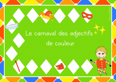 Atelier – Carnaval des adjectifs de couleur