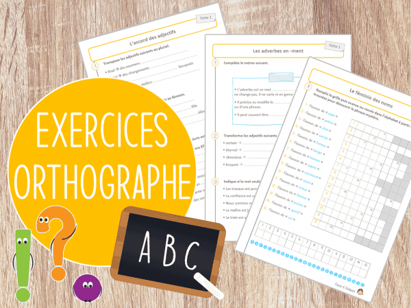 Exercice D Orthographe Cm1 Gratuit à Imprimer