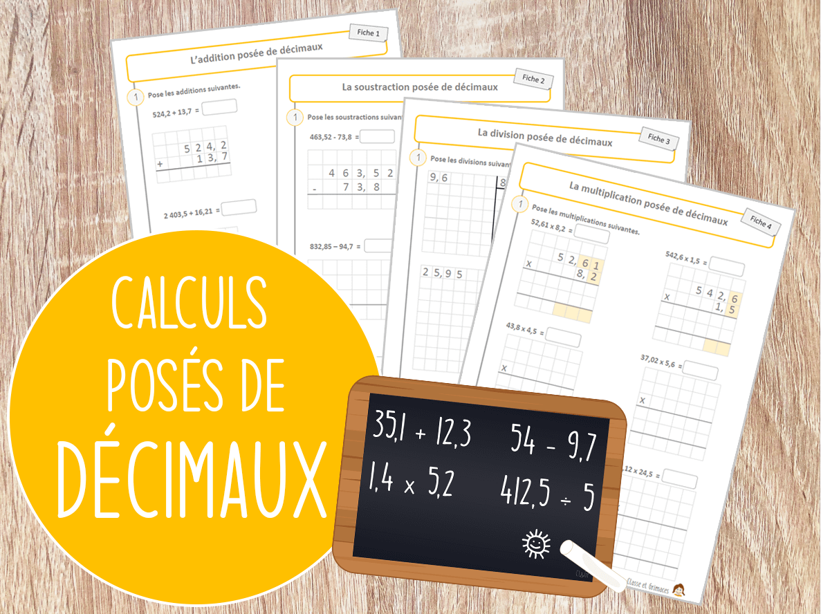 You are currently viewing Calculs posés de nombres décimaux